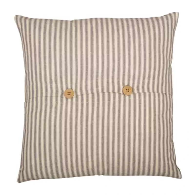 VHC Brands Grace Square Throw Pillow