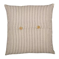VHC Brands Grace Square Throw Pillow