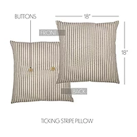 VHC Brands Grace Square Throw Pillow