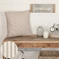 VHC Brands Grace Square Throw Pillow