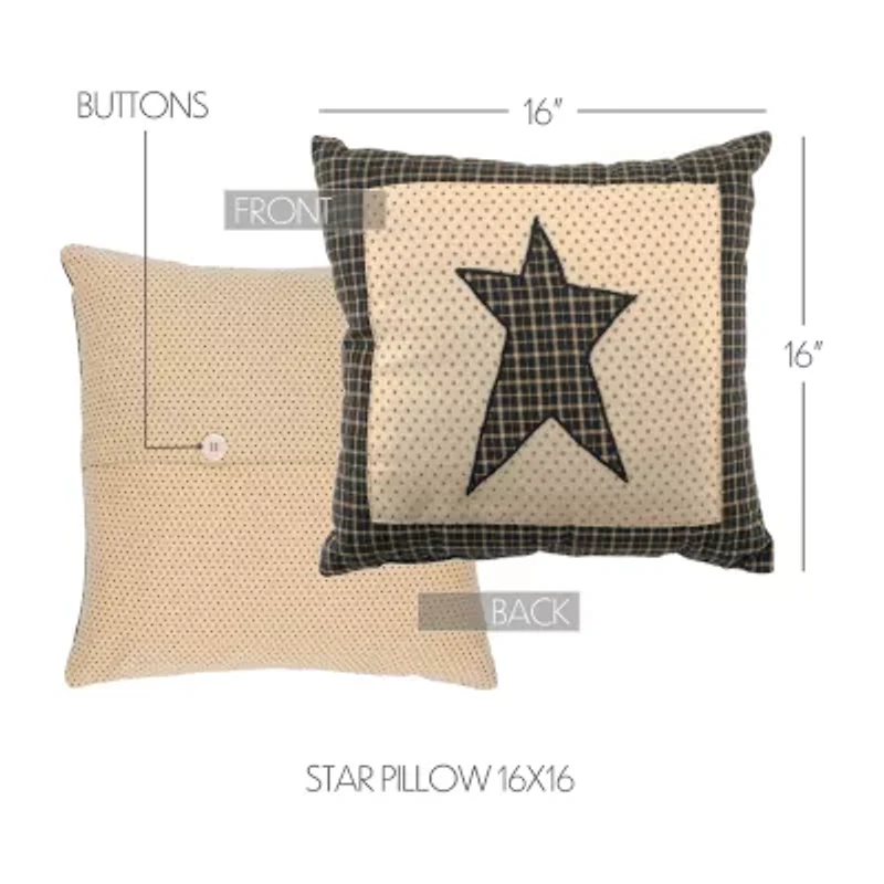 VHC Brands Kettle Grove Square Throw Pillow