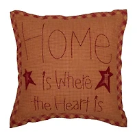 VHC Brands Ninepatch Star Square Throw Pillow