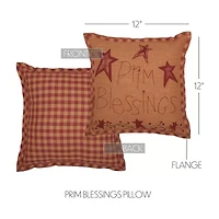 VHC Brands Ninepatch Star Square Throw Pillow