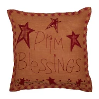 VHC Brands Ninepatch Star Square Throw Pillow