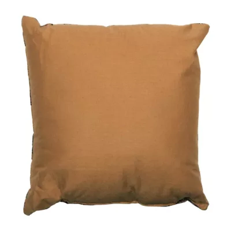 VHC Brands Patriotic Patch Square Throw Pillow