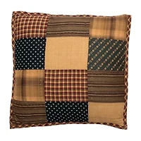 VHC Brands Patriotic Patch Square Throw Pillow