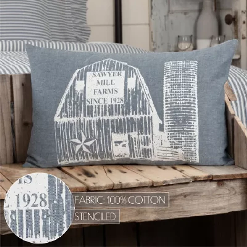 VHC Brands Sawyer Mill Rectangular Throw Pillow