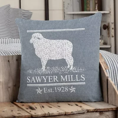 VHC Brands Sawyer Mill Square Throw Pillow