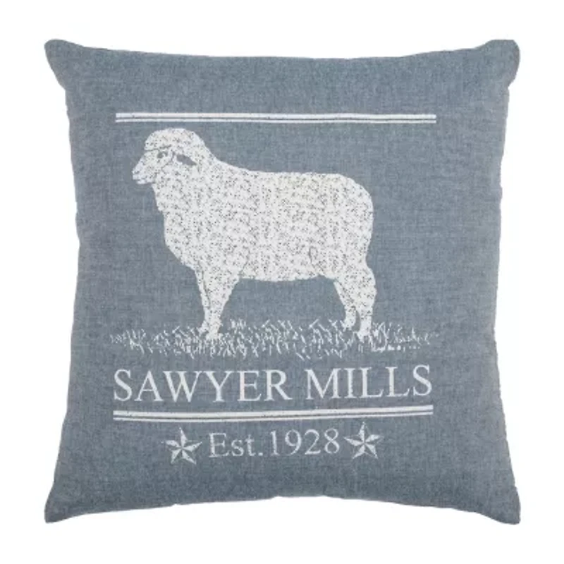 VHC Brands Sawyer Mill Square Throw Pillow