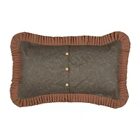 VHC Brands Cinnamon Plaid Reversible Pillow Sham