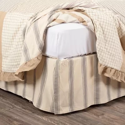 VHC Brands Vintage Stripe Bed Skirt