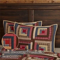 VHC Brands Harvey Cabin Reversible Pillow Sham