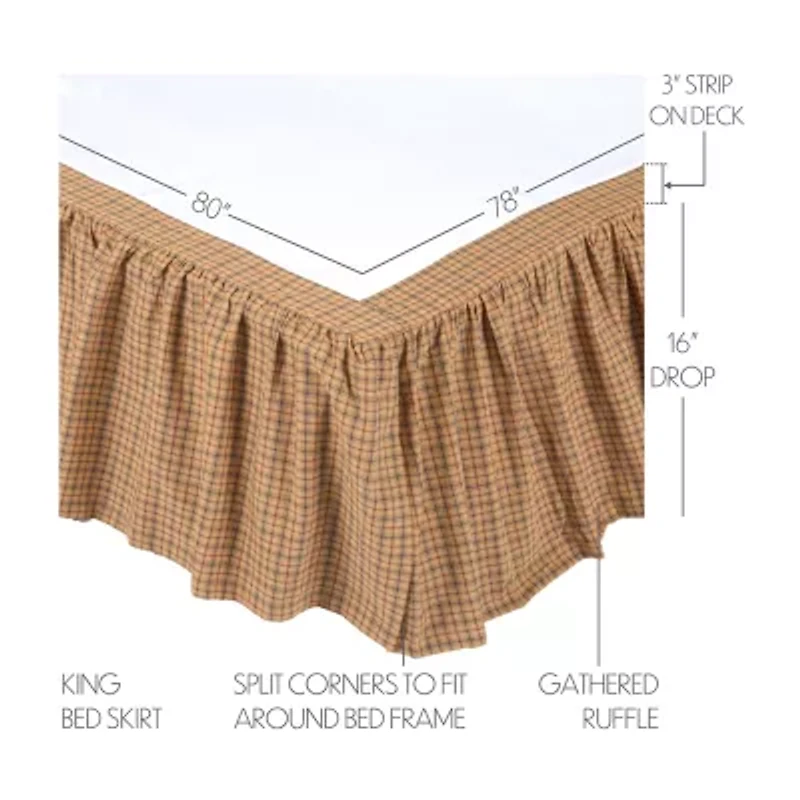 VHC Brands Clamont Bed Skirt