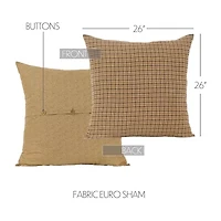 VHC Brands Clamont Reversible Euro Sham