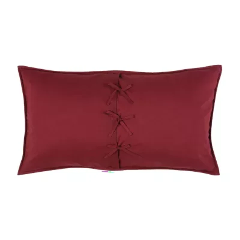 VHC Brands Cody Burgundy Star Reversible Pillow Sham