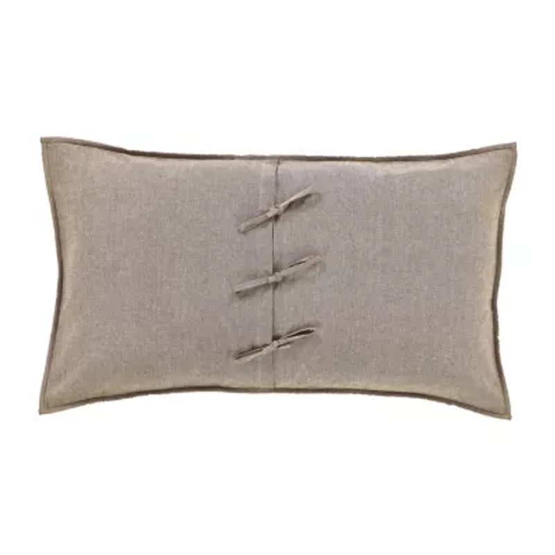 VHC Brands Sheridan Rustic Brown Embellished Pillow Sham