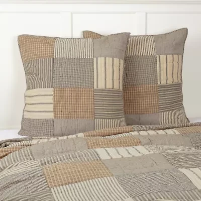 VHC Brands Miller Farm Reversible Euro Sham