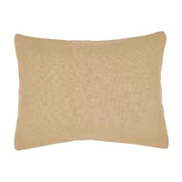 VHC Brands Veranda Burlap Natural Reversible Pillow Sham
