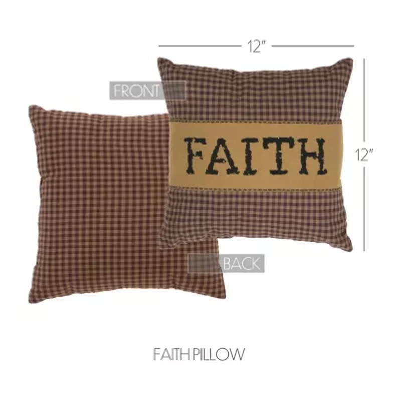 VHC Brands Settlement 12x12 Throw Pillow