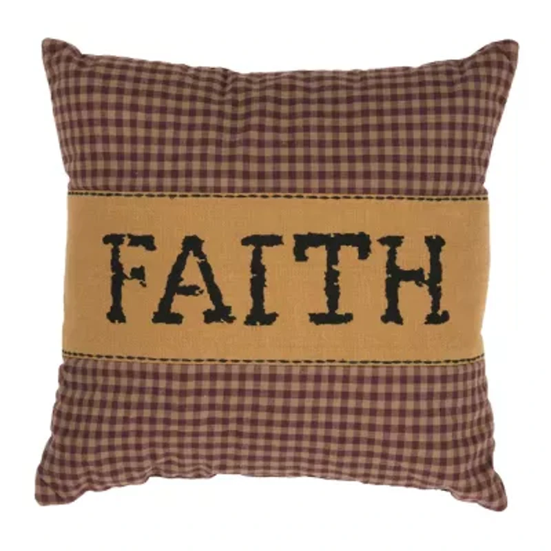 VHC Brands Settlement 12x12 Throw Pillow