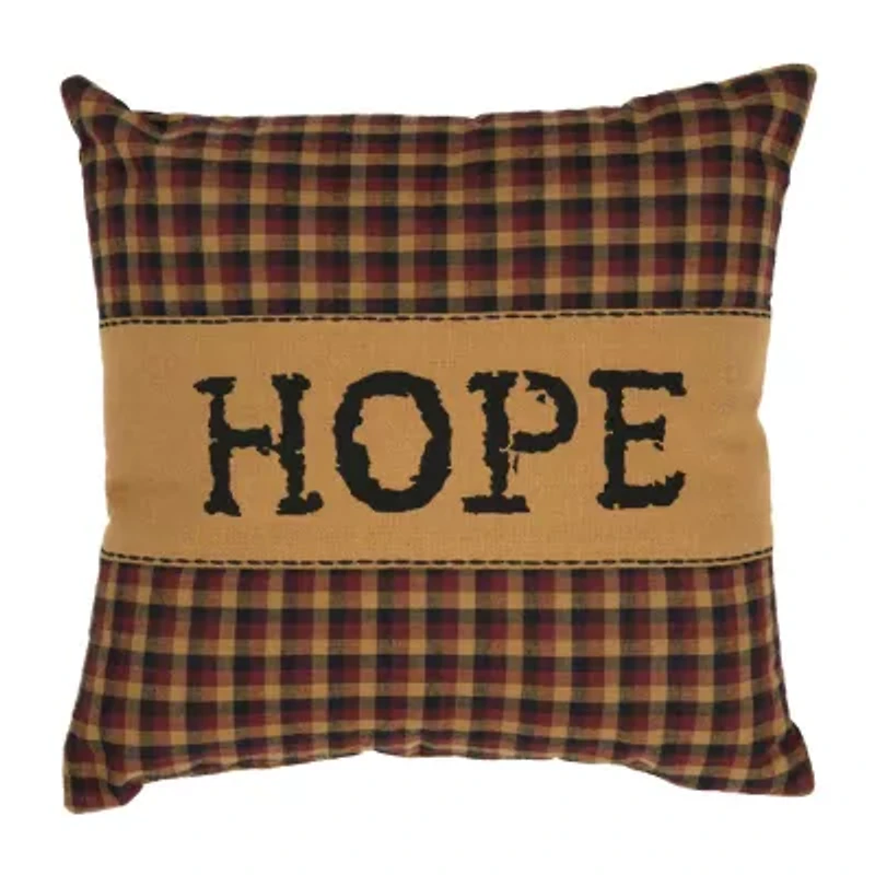 VHC Brands Settlement 12x12 Throw Pillow