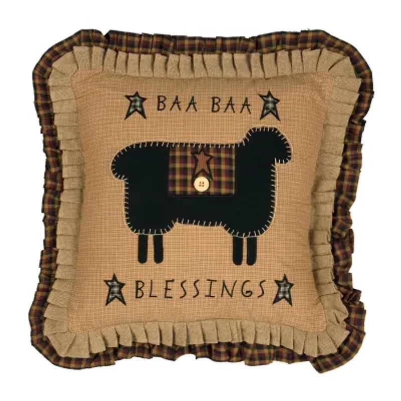 VHC Brands Settlement 18x18 Throw Pillow