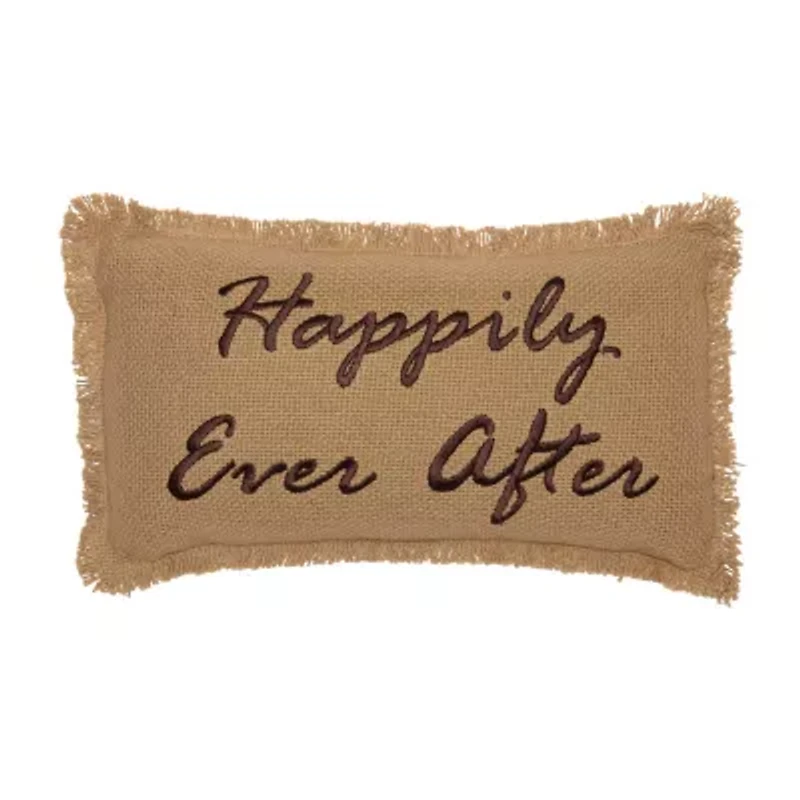 VHC Brands Happily Ever After 7x13 Lumbar Pillow