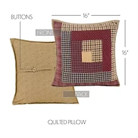 VHC Brands Clamont 16x16 Throw Pillow