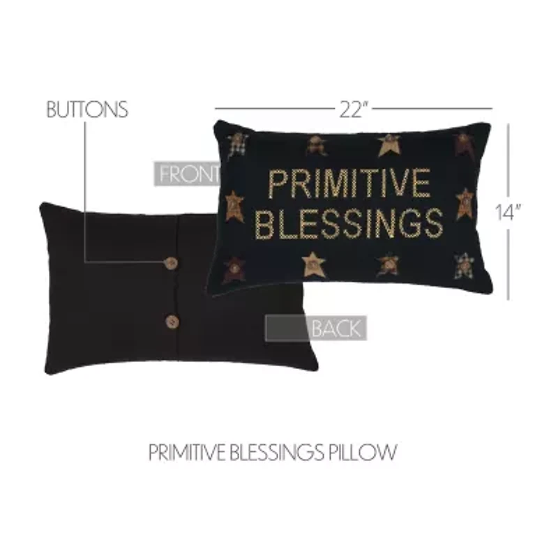 VHC Brands Settlement 14x22 Lumbar Pillow