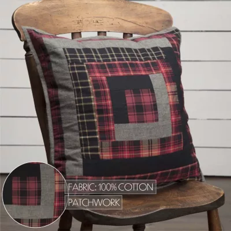 VHC Brands Shasta Cabin 18x18 Throw Pillow