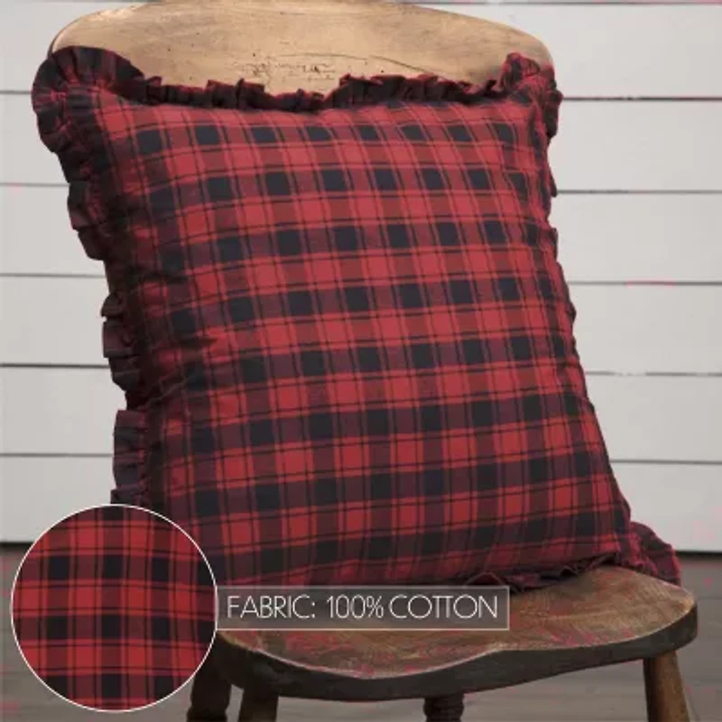 VHC Brands Shasta Cabin 18x18 Throw Pillow