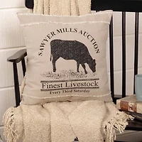 VHC Brands Miller Farm 18x18 Throw Pillow