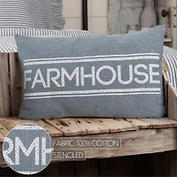VHC Brands Miller Farm 14x22 Lumbar Pillow
