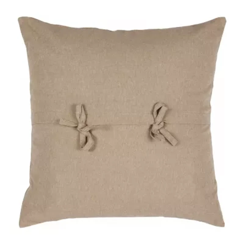 VHC Brands Miller Farm Pig 18x18 Throw Pillow