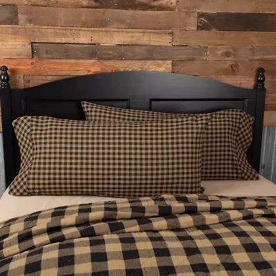 VHC Brands Country Check Pillowcases