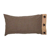 VHC Brands Country Check Star Pillowcases