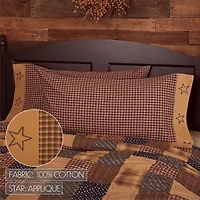 VHC Brands Patriotic Patch Pillowcases