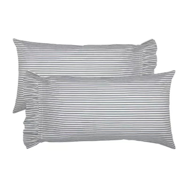 VHC Brands Sawyer Mill Stripe Pillowcases