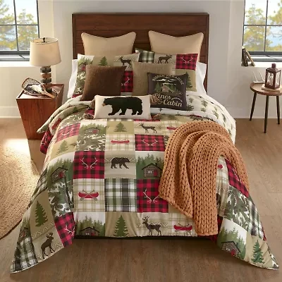 Your Lifestyle By Donna Sharp Cedar Lodge 3-pc. Midweight Reversible Comforter Set