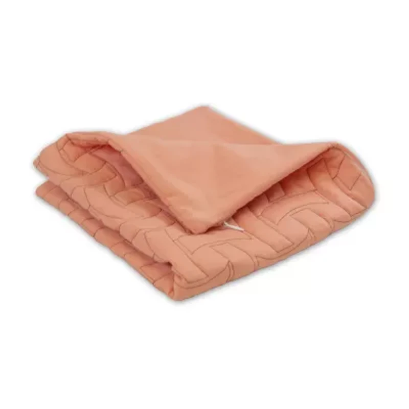 Your Lifestyle By Donna Sharp Journey Peach Throw Pillow Cover