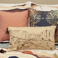 Your Lifestyle By Donna Sharp Journey Peach Throw Pillow Cover