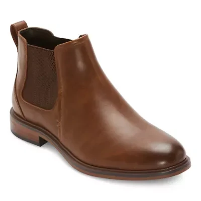 St. John's Bay Mens Rutland Flat Heel Chelsea Boots