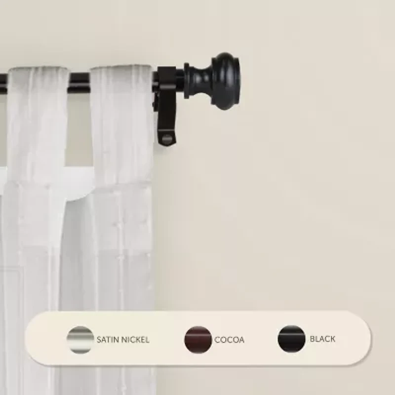 Rod Desyne Teapot 7/16" Single Curtain