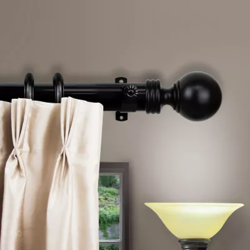 Rod Desyne Sphere Traverse Adjustable Curtain