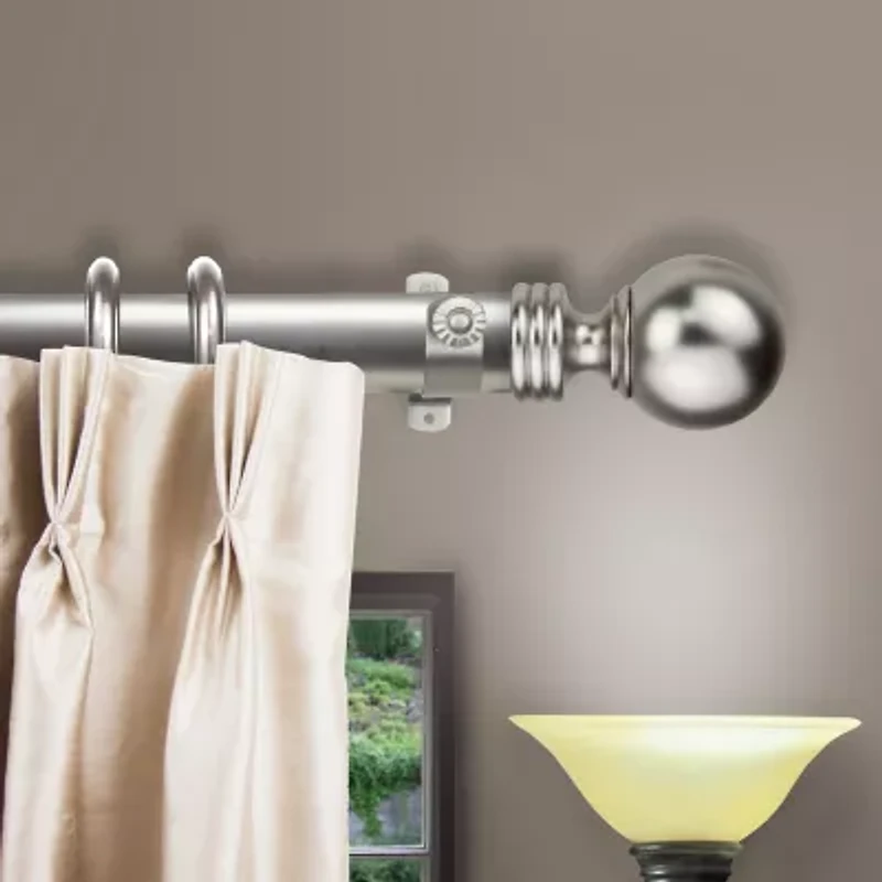 Rod Desyne Sphere Traverse Adjustable Curtain