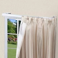 Rod Desyne One-Way Cord Traverse Adjustable Curtain Rod