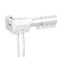 Rod Desyne One-Way Cord Traverse Adjustable Curtain Rod - Left