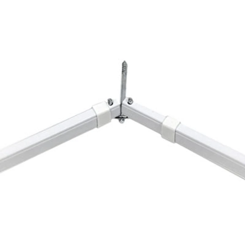 Rod Desyne Lockseam Corner Window 2 IN Adjustable Curtain Rod