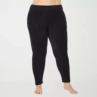Cuddl Duds Fleecewear Tag Free Thermal Legging Plus