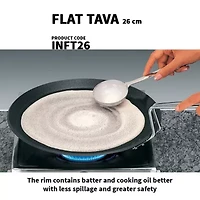 Hawkins Non-Stick 10" Flat Tava Pan